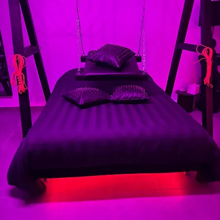 L'atelier Kuroi - Bdsm - Balancoire, Banc De Fessee, Cage, Croix, Tantra Apartmán Walbourg
